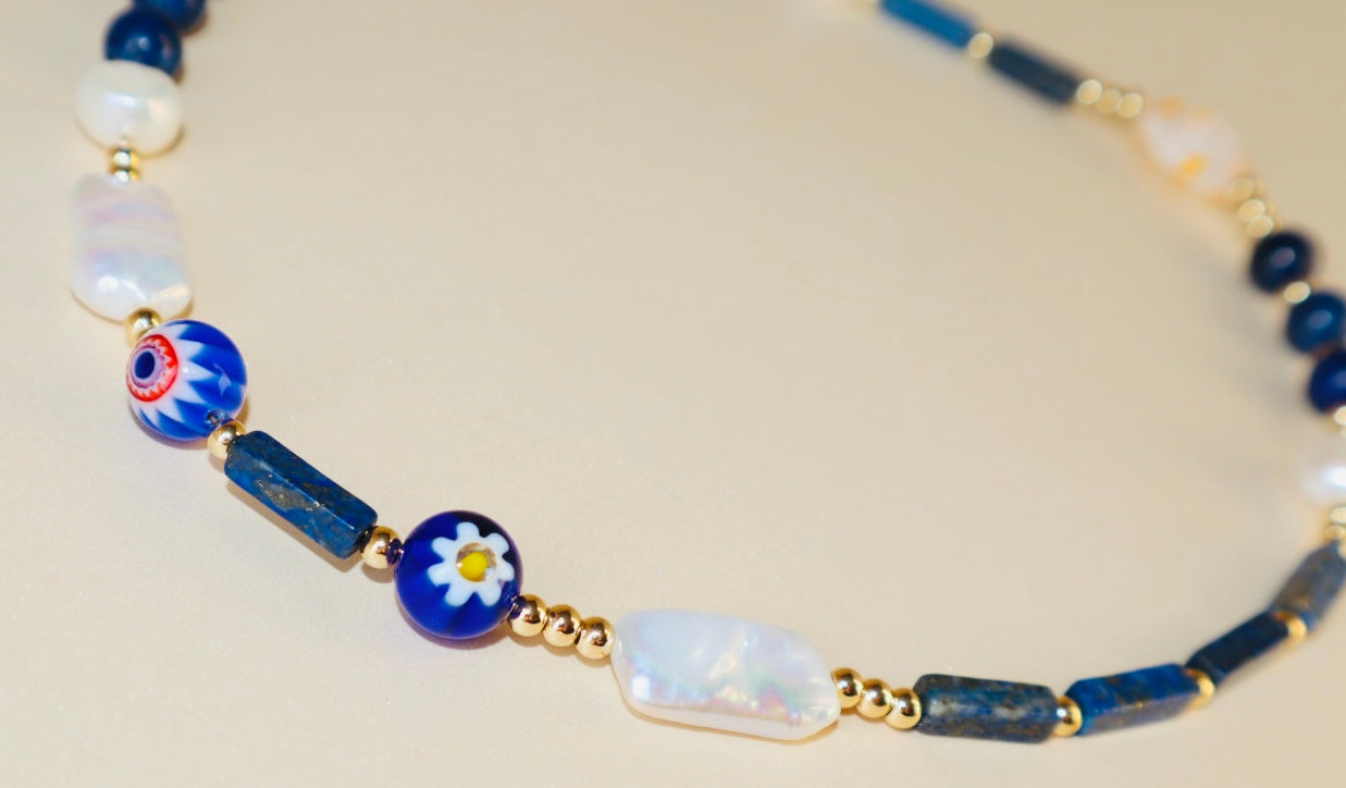 Nerina Lapis Necklace