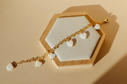 Eros Mother of Pearl Charm Bracelet