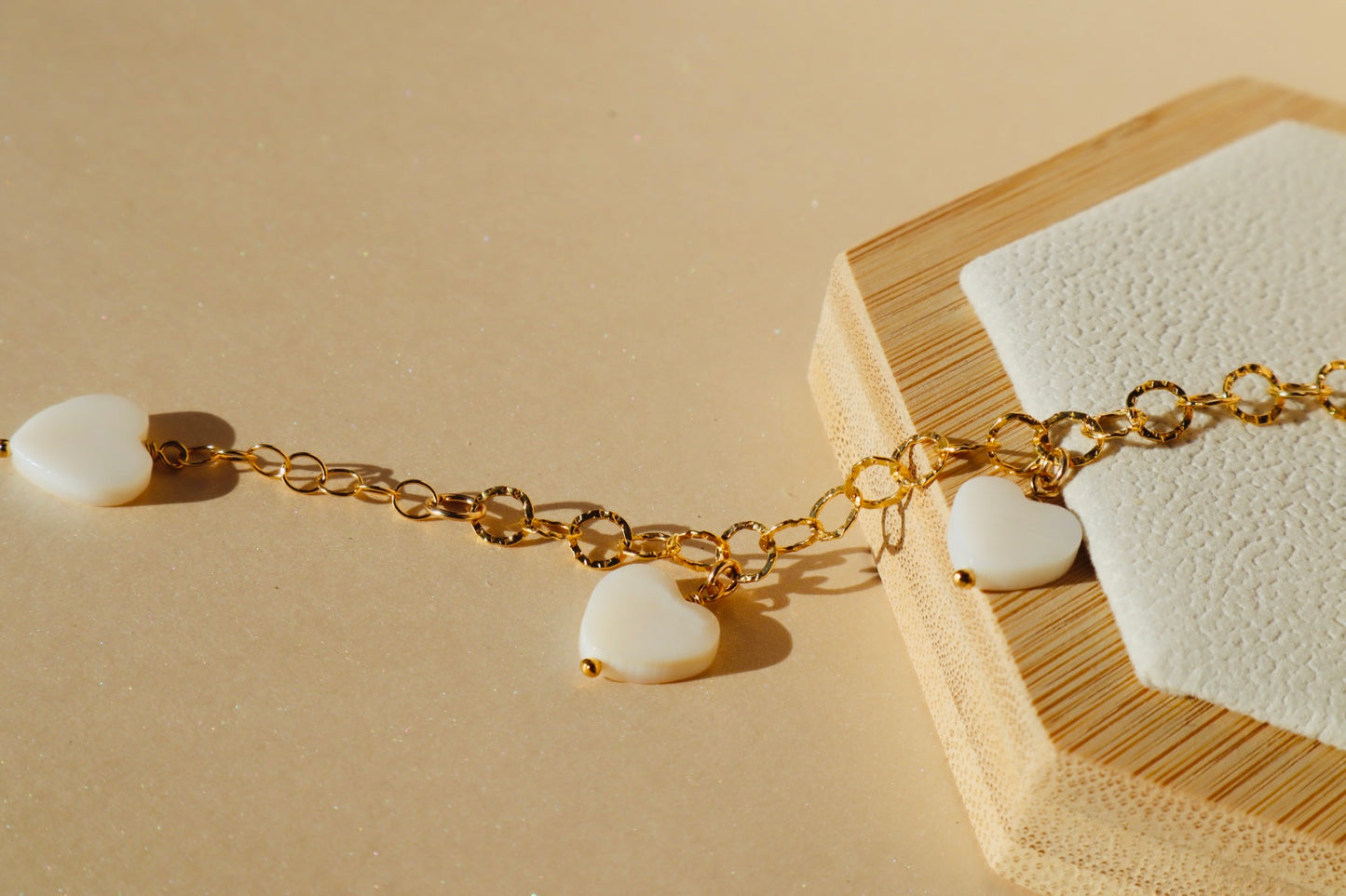 Eros Mother of Pearl Charm Bracelet