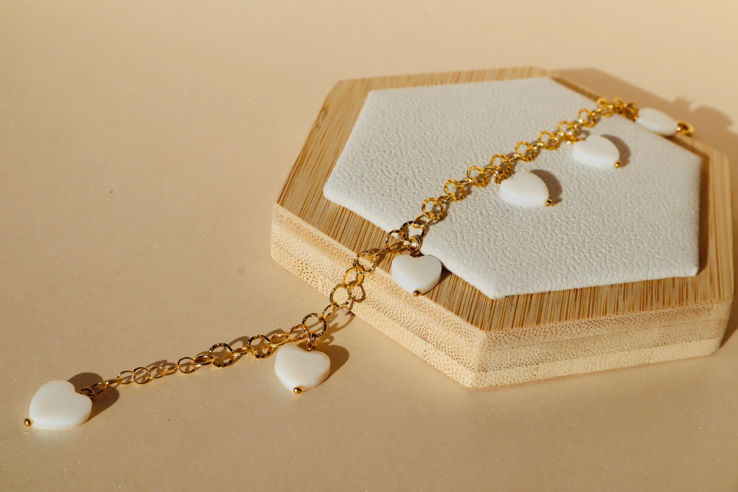 Eros Mother of Pearl Charm Bracelet