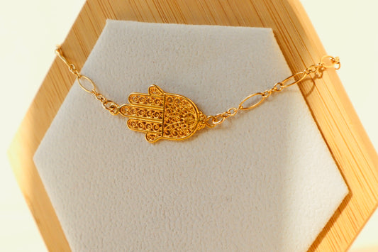 Fatima's Veil - Hamsa Bracelet