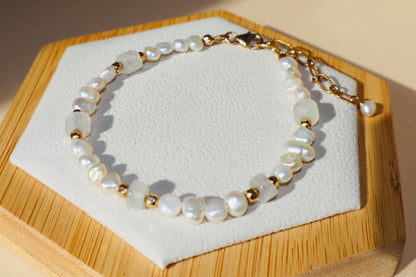 Yin Moonstone Bracelet
