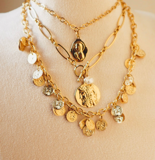 Sheba Coin Necklace