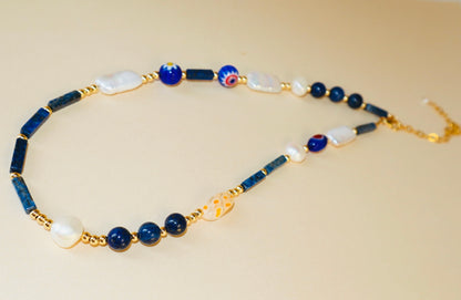 Nerina Lapis Necklace