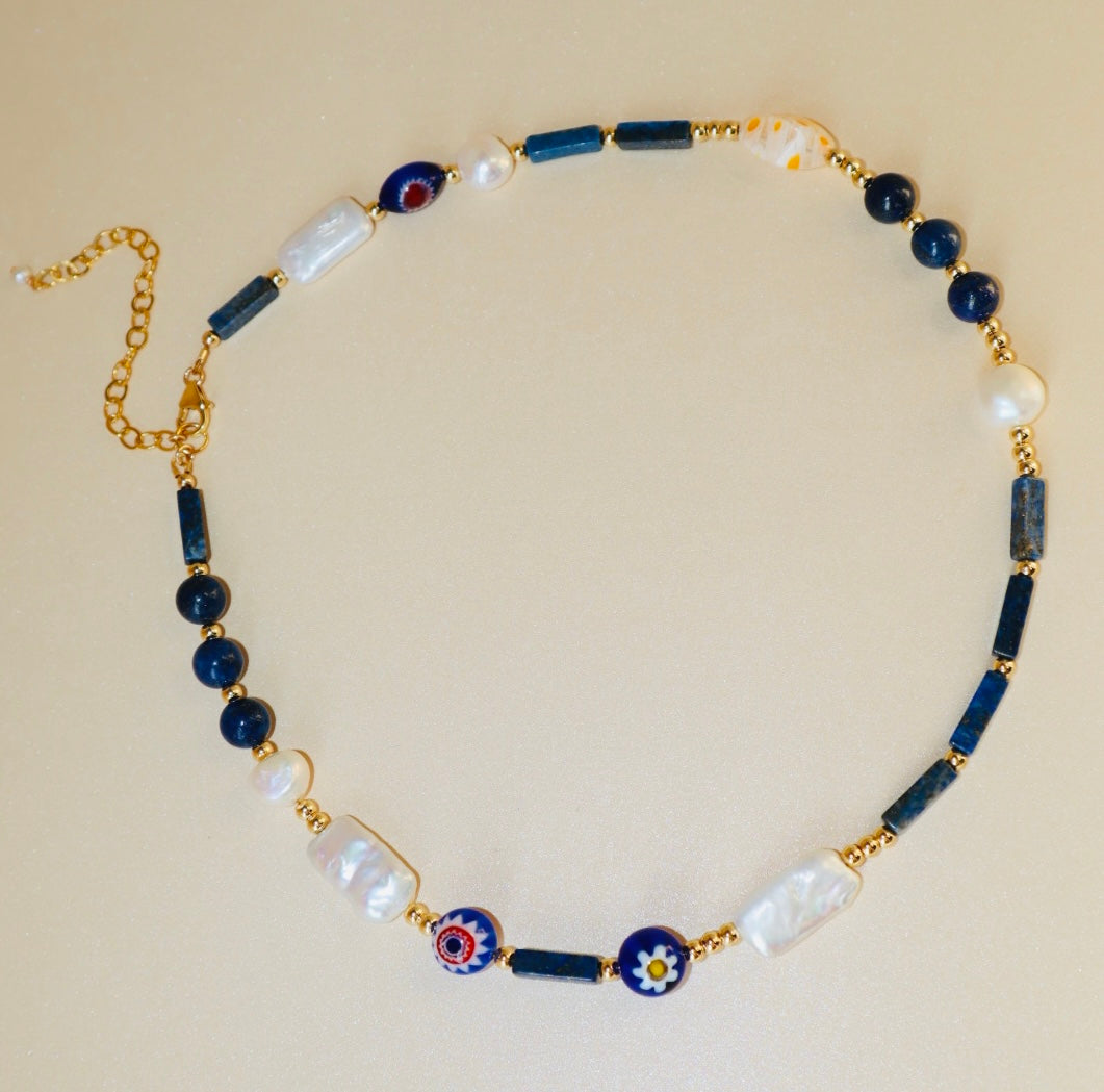Nerina Lapis Necklace