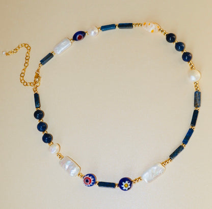 Nerina Lapis Necklace