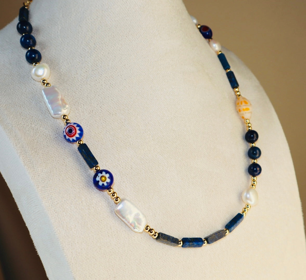 Nerina Lapis Necklace