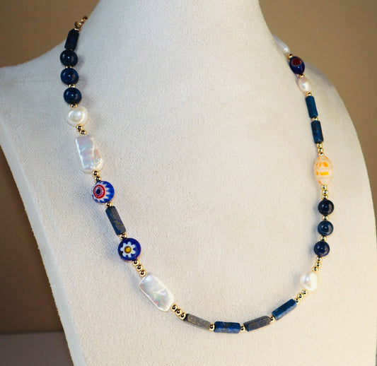 Nerina Lapis Necklace