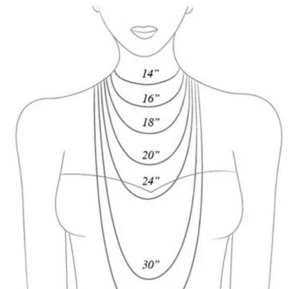 necklace size guide